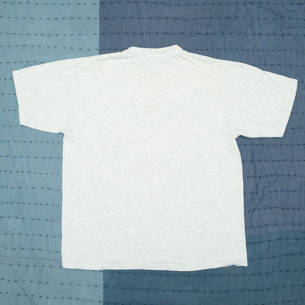 VTG Discus Sports Villa Park Baseball Short Sleeve Shirt heather grey 80s 90s XL - Picture 5 of 5